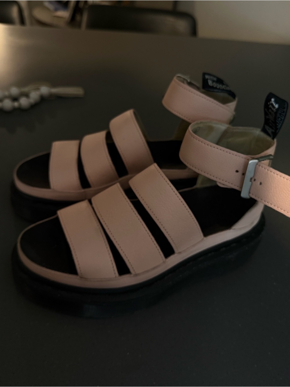 Light pink Doc Marten Sandals - Picture 2 of 6